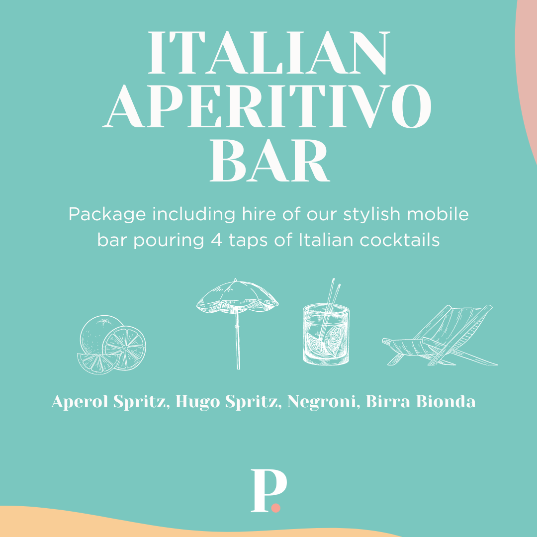 Italian Aperitivo Bar -  4 Italian Cocktails & Beer on tap!