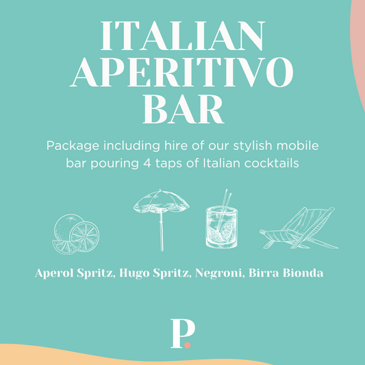 Italian Aperitivo Bar -  4 Italian Cocktails & Beer on tap!